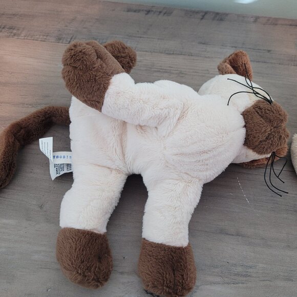 Webkinz Siamese Cat Plush HM160 and Golden Retriever HM011, Gently Used NO codes - Picture 4 of 5